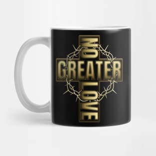 No Greater Love Than Jesus Cross And Thorns Mug